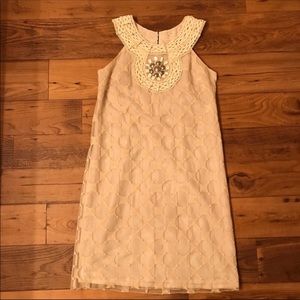 Muse Dress with silk overlay and beading 6